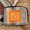 Ví Cầm Tay Thổ Cẩm Handmade HMONG - CHAUSA Brocade ví cầm tay thổ cẩm thủ công, vải lanh thiên nhiên an toàn
