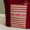 Túi Xách Thổ Cẩm thủ công CHAUSA Brocade - Túi Xách Đỏ, túi tote nữ thổ cẩm thủ công dân tộc Thái, chất liệu vải lanh
