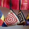 Túi Bánh Ú may mắn đựng son Thổ Cẩm Hmong handmade - CHAUSA Brocade túi thơm may mắn quà tặng thổ cẩm thủ công