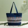 Túi Xách Thổ Cẩm thủ công CHAUSA Brocade - Túi Xách T16, túi tote nữ thổ cẩm thủ công dân tộc Thái, chất liệu vải lanh