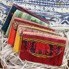 Ví Đựng Thẻ Thổ Cẩm Handmade dân tộc Thái - CHAUSA Brocade ví cầm tay thổ cẩm thủ công, vải lanh thiên nhiên an toàn