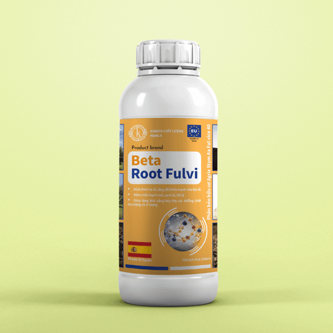  Phân Bón Hữu Cơ Fulvic - Beta Root Fulvic Nhập Khẩu Châu Âu - Chai 500ml 