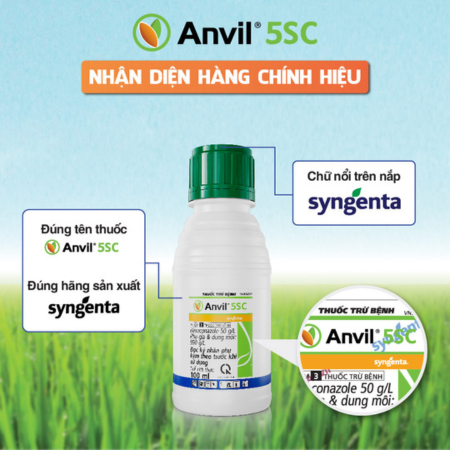 Thuốc trừ bệnh Anvil 5SC - Chai 1 lít 