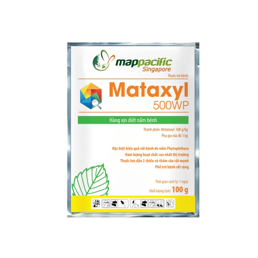  Thuốc trừ bệnh Metaxyl 500WP Chính Hãng - Túi 100g 