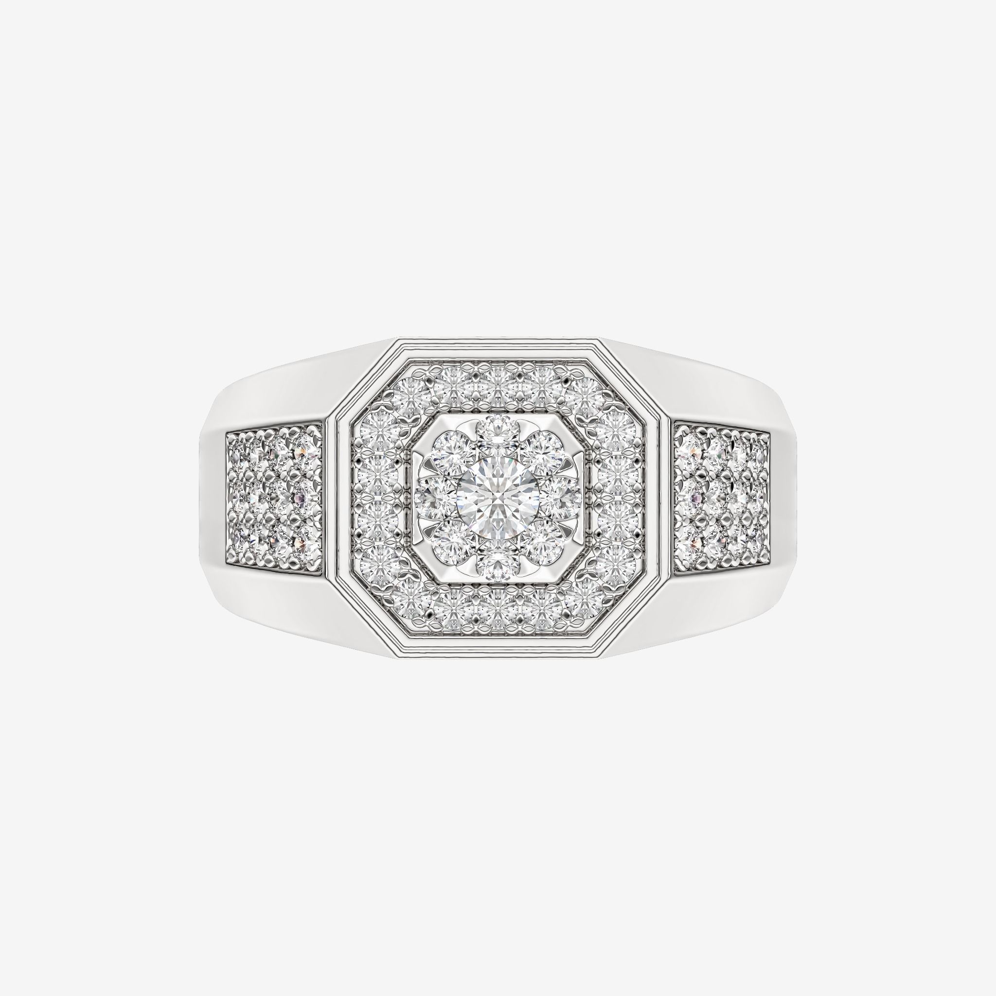 ACCENTED CLUSTER RING