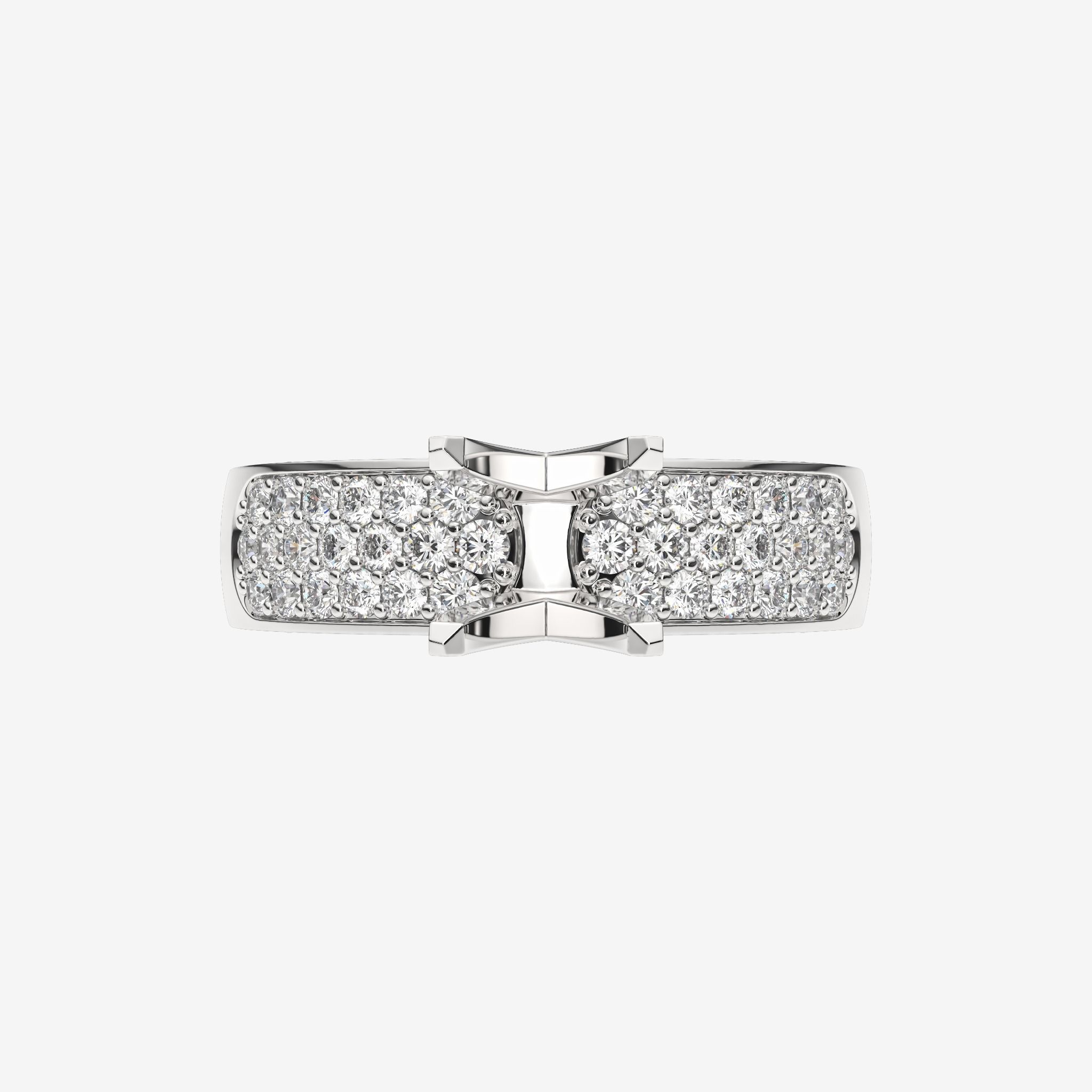 PAVÉ SEMI-SET ENGAGEMENT RING