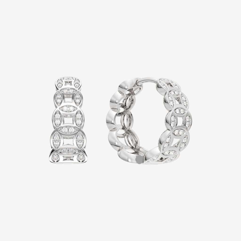  COIN HOOP EARRINGS 