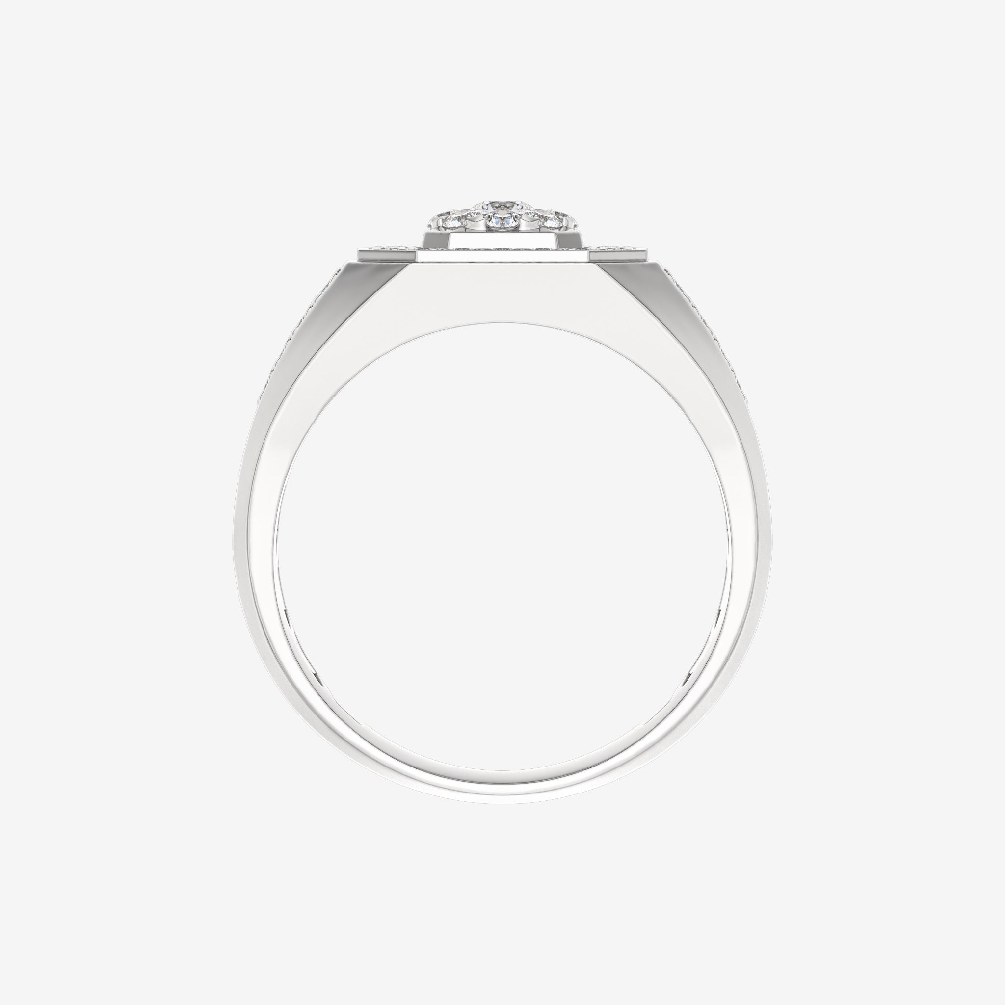 ACCENTED CLUSTER RING