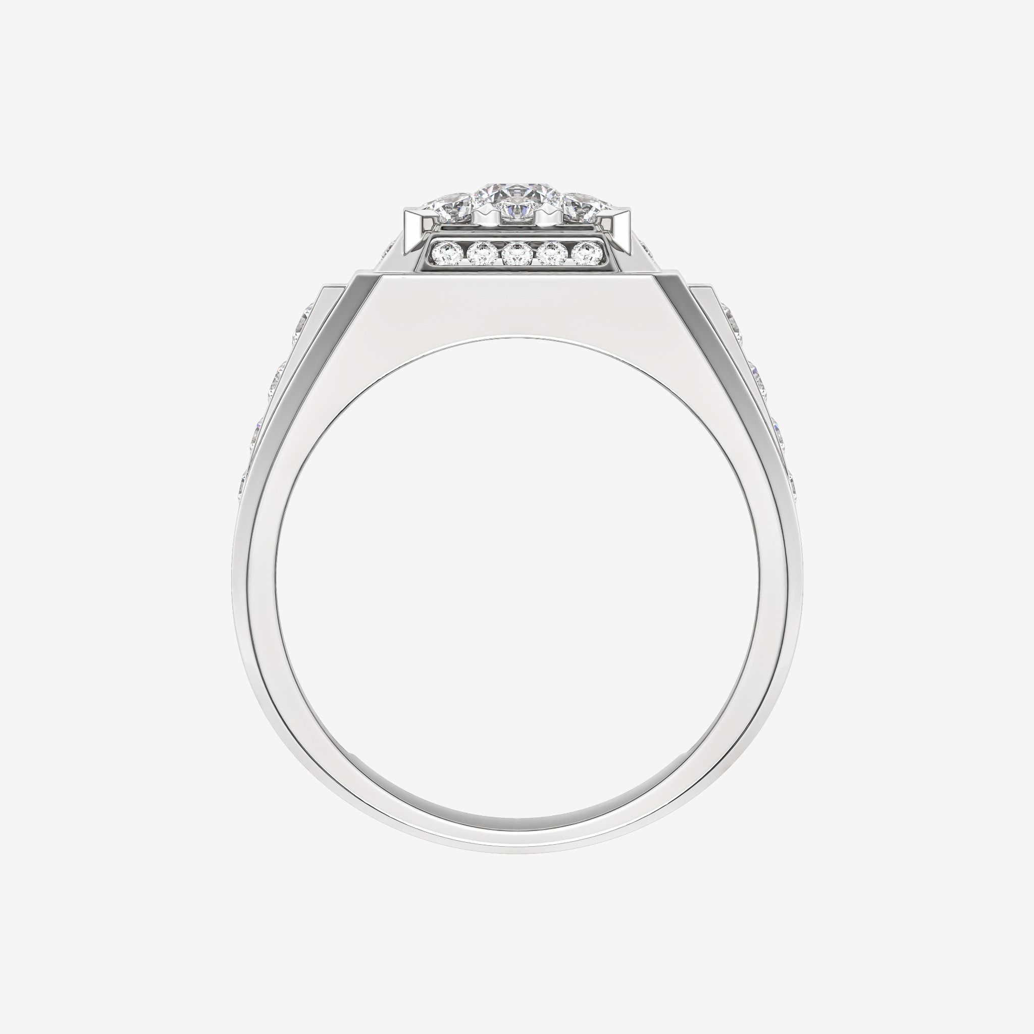 ACCENTED CLUSTER RING