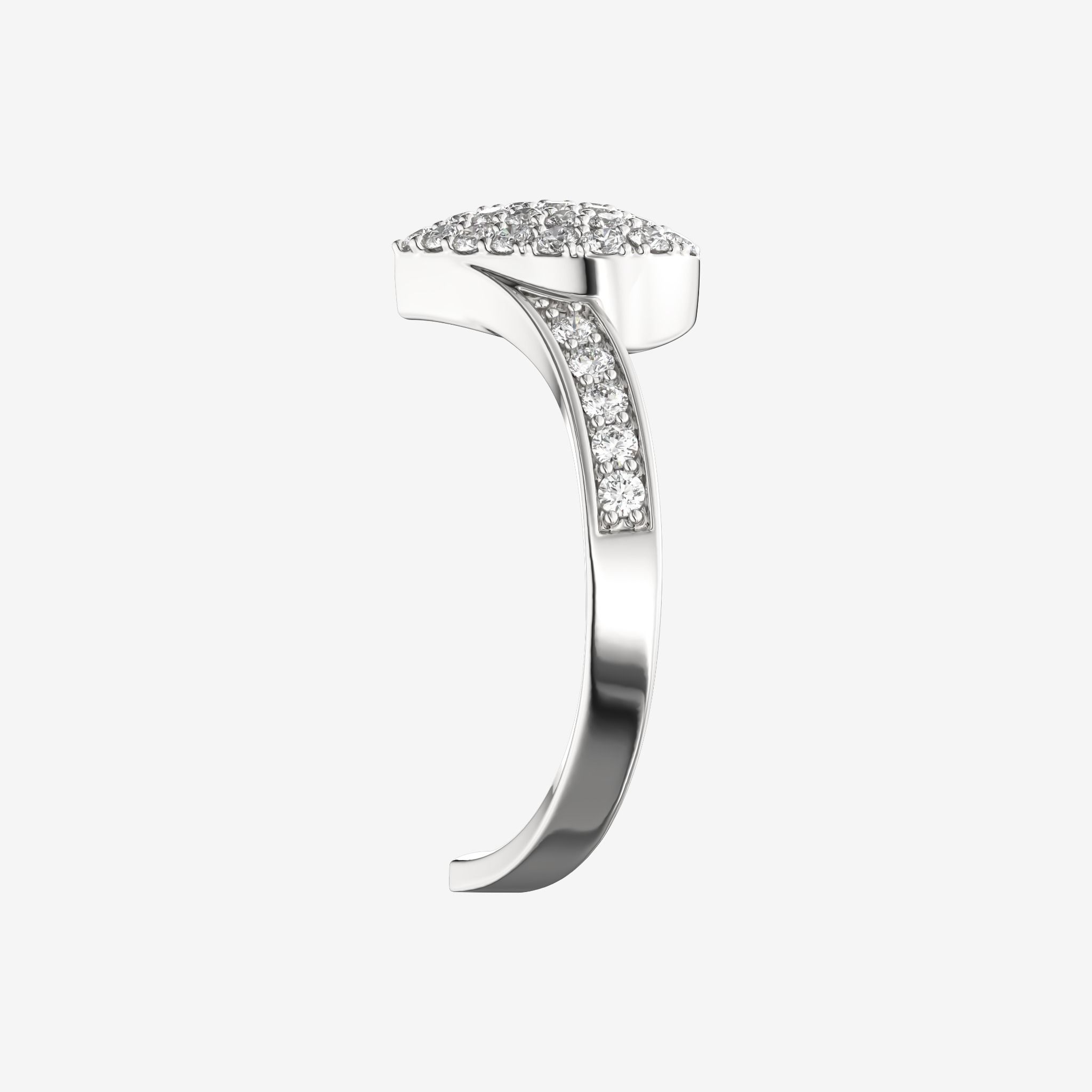 PAVÉ CONTOUR RING
