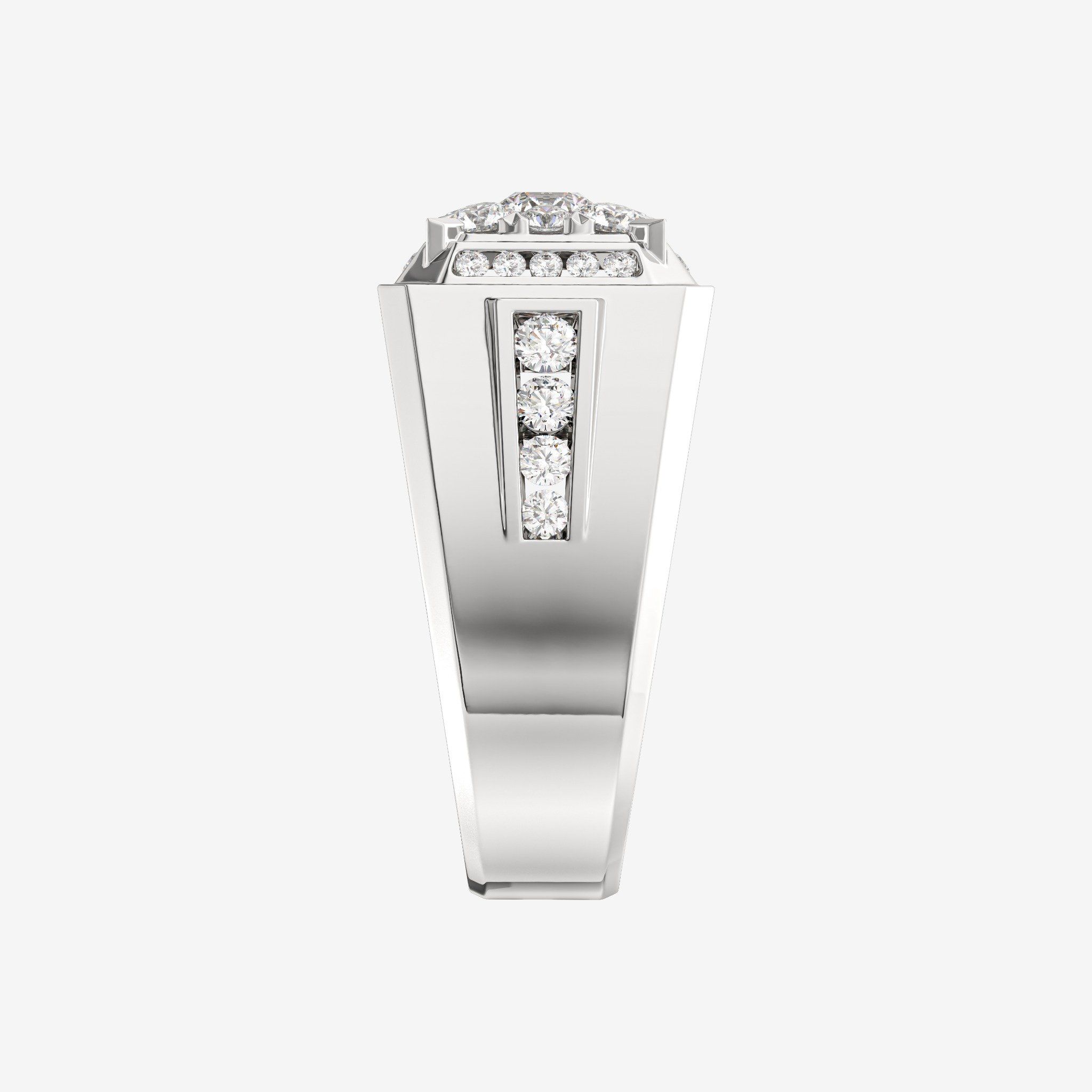 ACCENTED CLUSTER RING