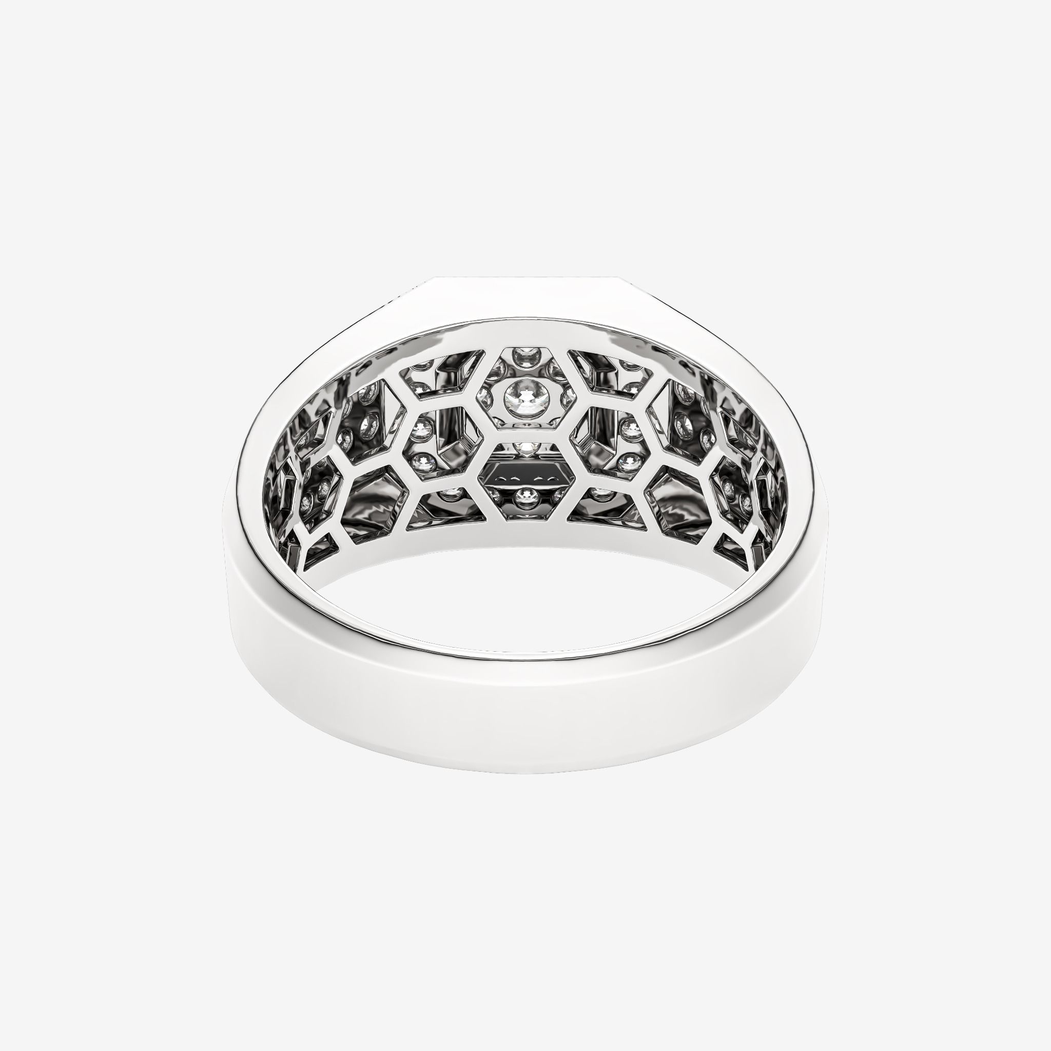 ACCENTED CLUSTER RING