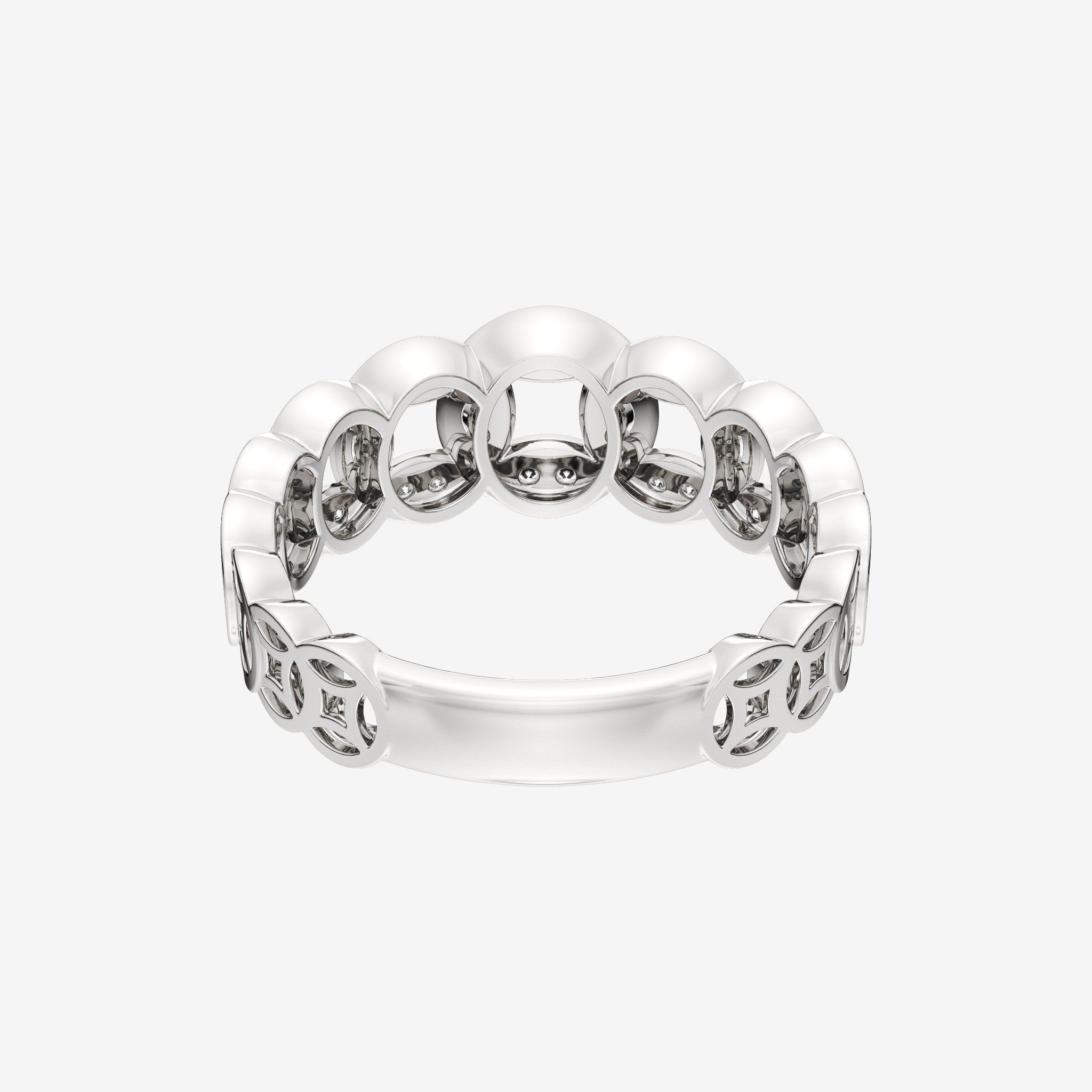 ACCENTED COIN BAND