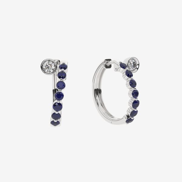  FREEFORM HOOP EARRINGS 