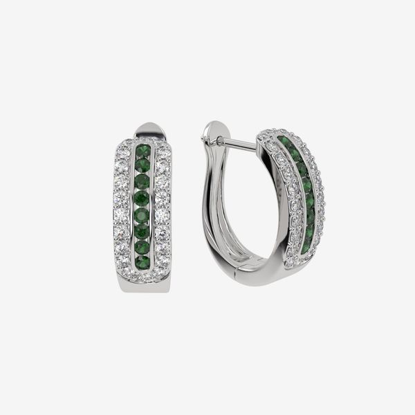  PAVÉ HOOP EARRINGS 