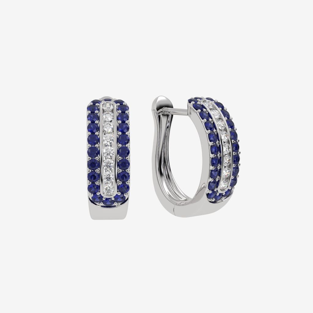  PAVÉ HOOP EARRINGS 