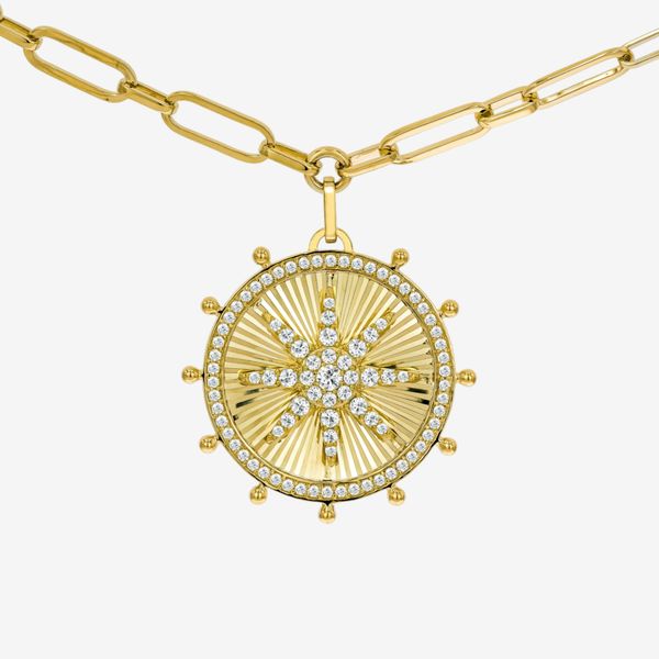  ACCENTED STARBURST NECKLACE 