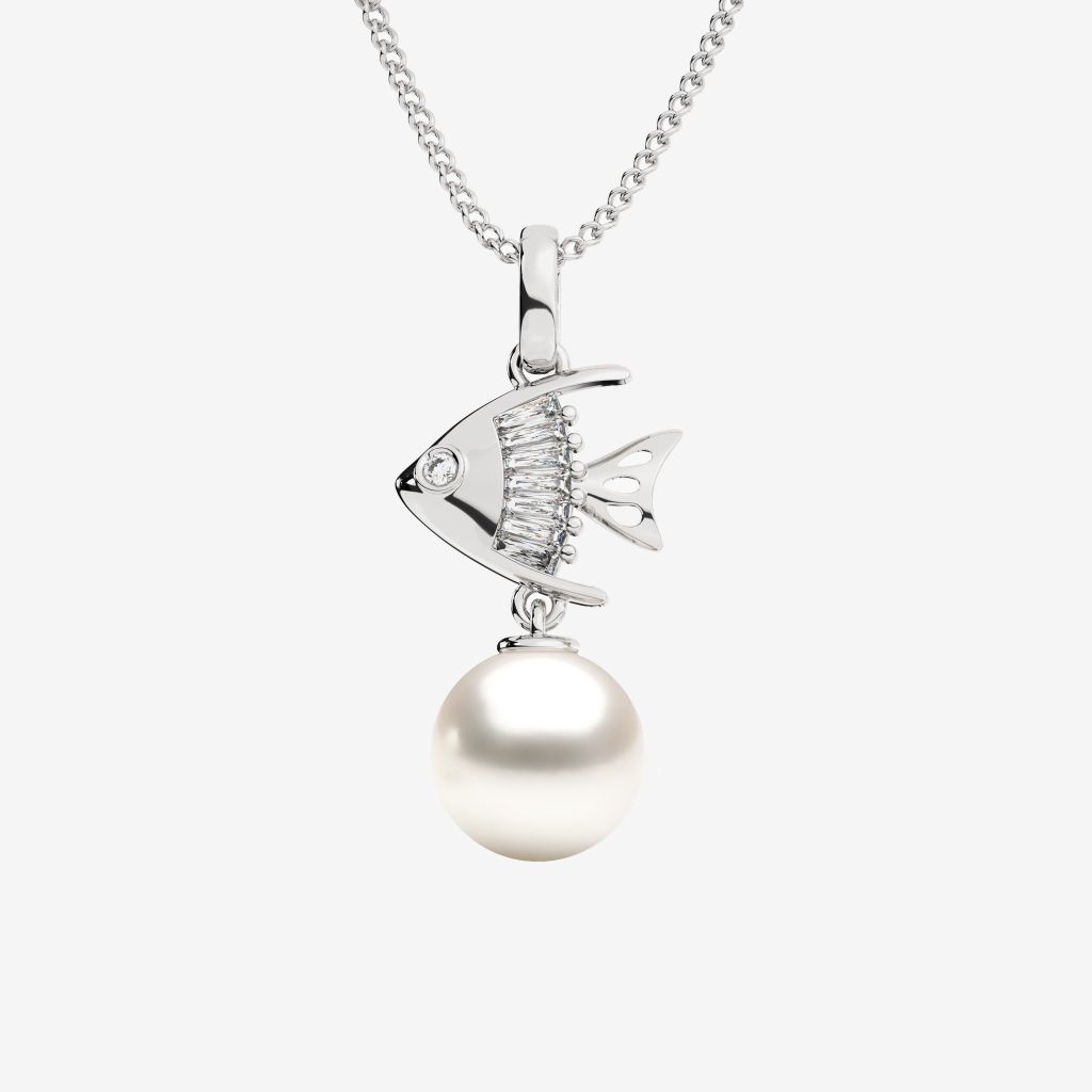  ANGEL FISH PEARL PENDANT 