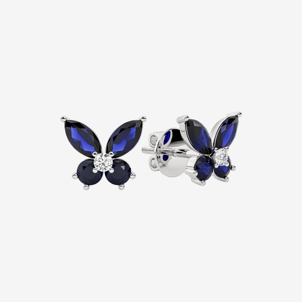  BUTTERFLY STUD EARRINGS 