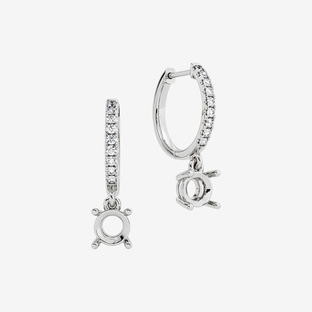  SEMI-SET DANGLE EARRINGS 