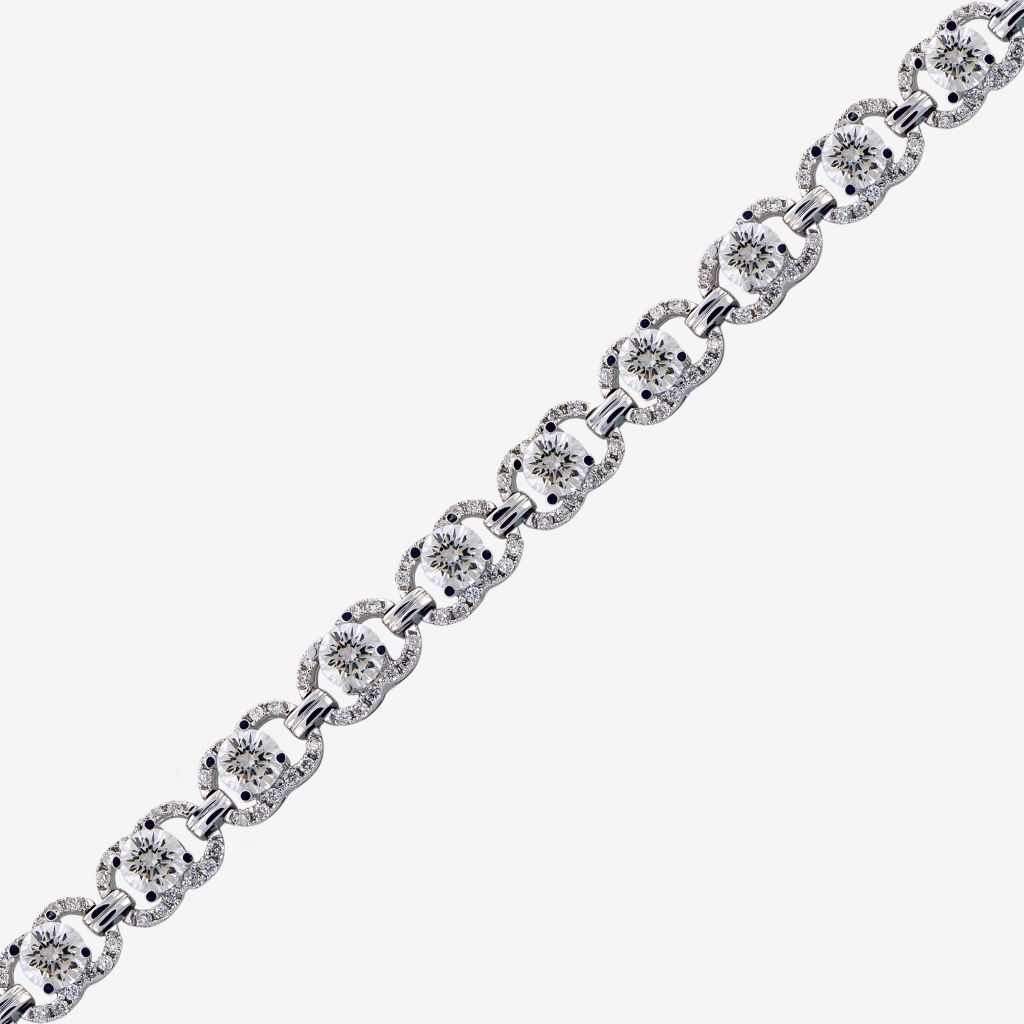  ACCENTED LINK BRACELET 