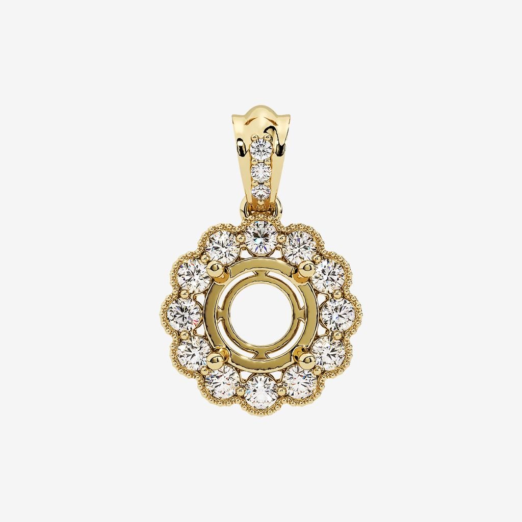  HALO SEMI-SET PENDANT 