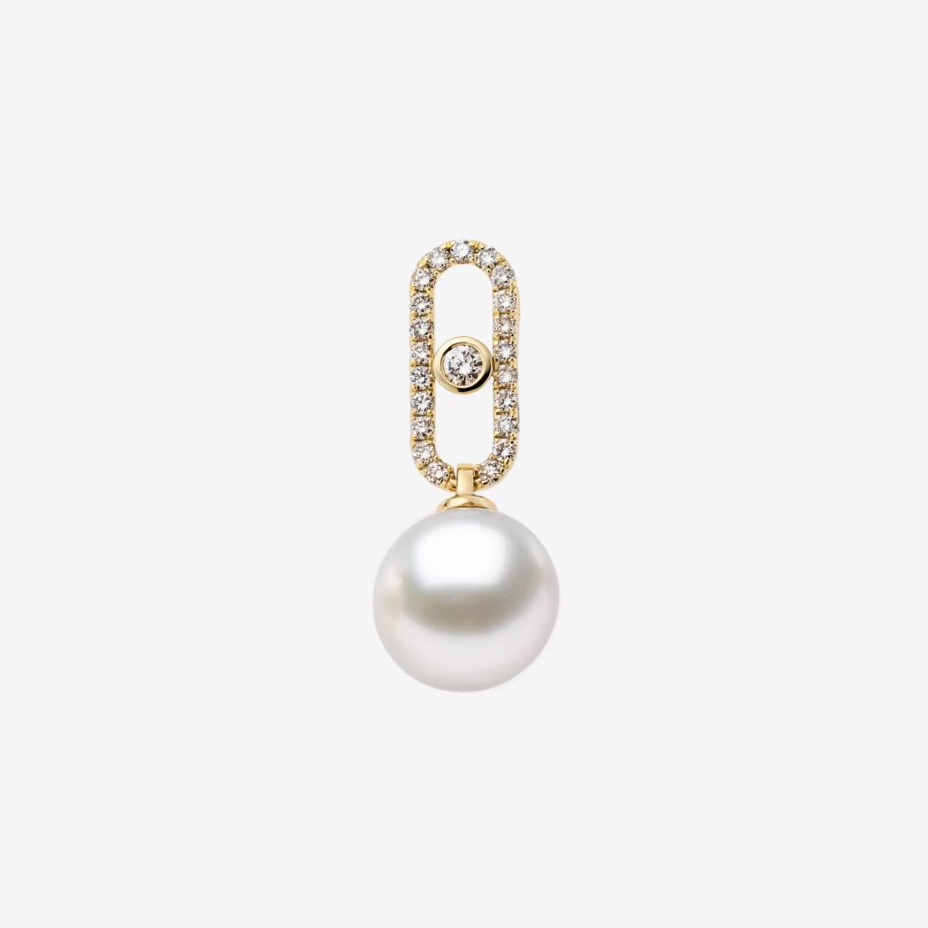 ACCENTED PEARL SLIDE PENDANT 