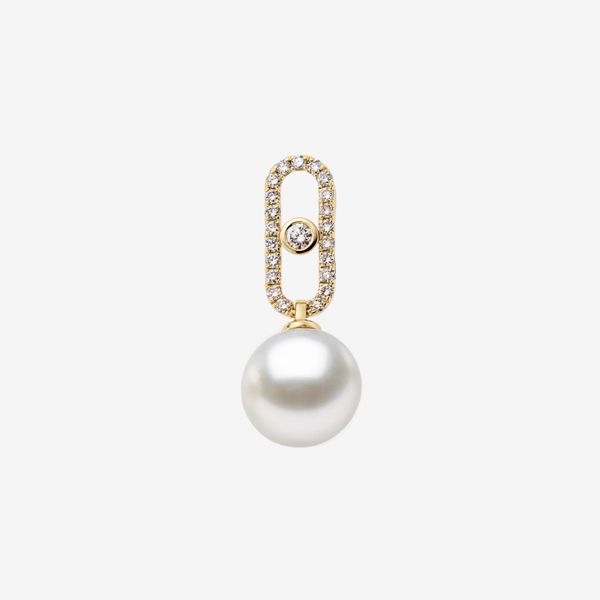  ACCENTED PEARL SLIDE PENDANT 
