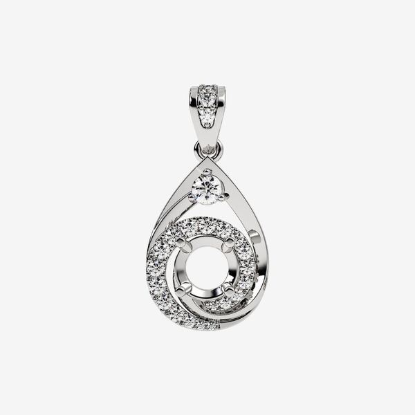  SEMI-SET DROP PENDANT 