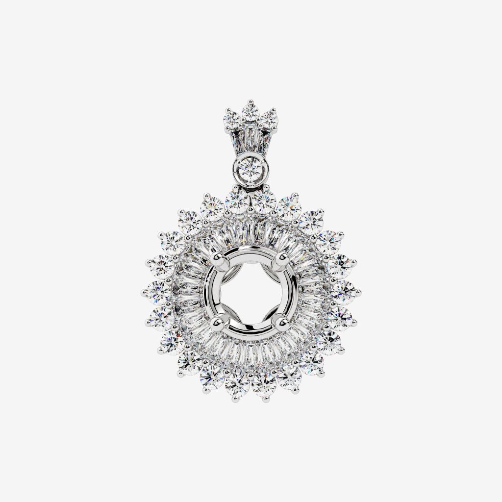  HALO SEMI-SET PENDANT 