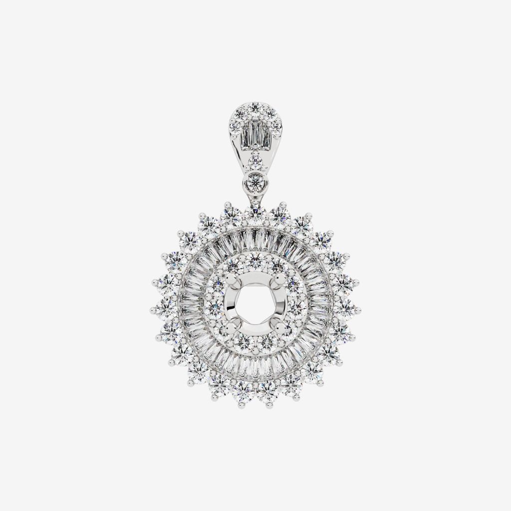  HALO SEMI-SET PENDANT 