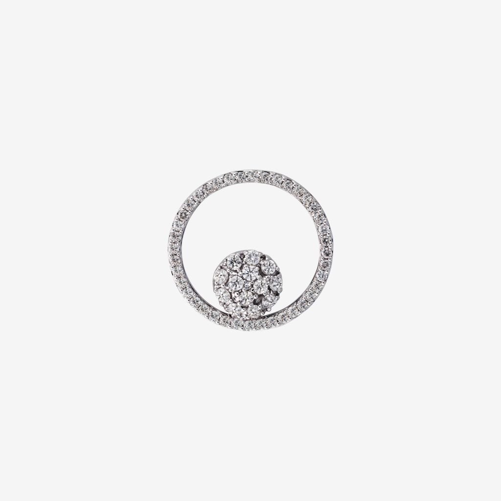 ACCENTED PAVÉ SLIDE PENDANT 