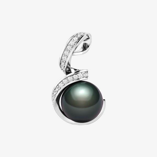  SWIRL PEARL PENDANT 