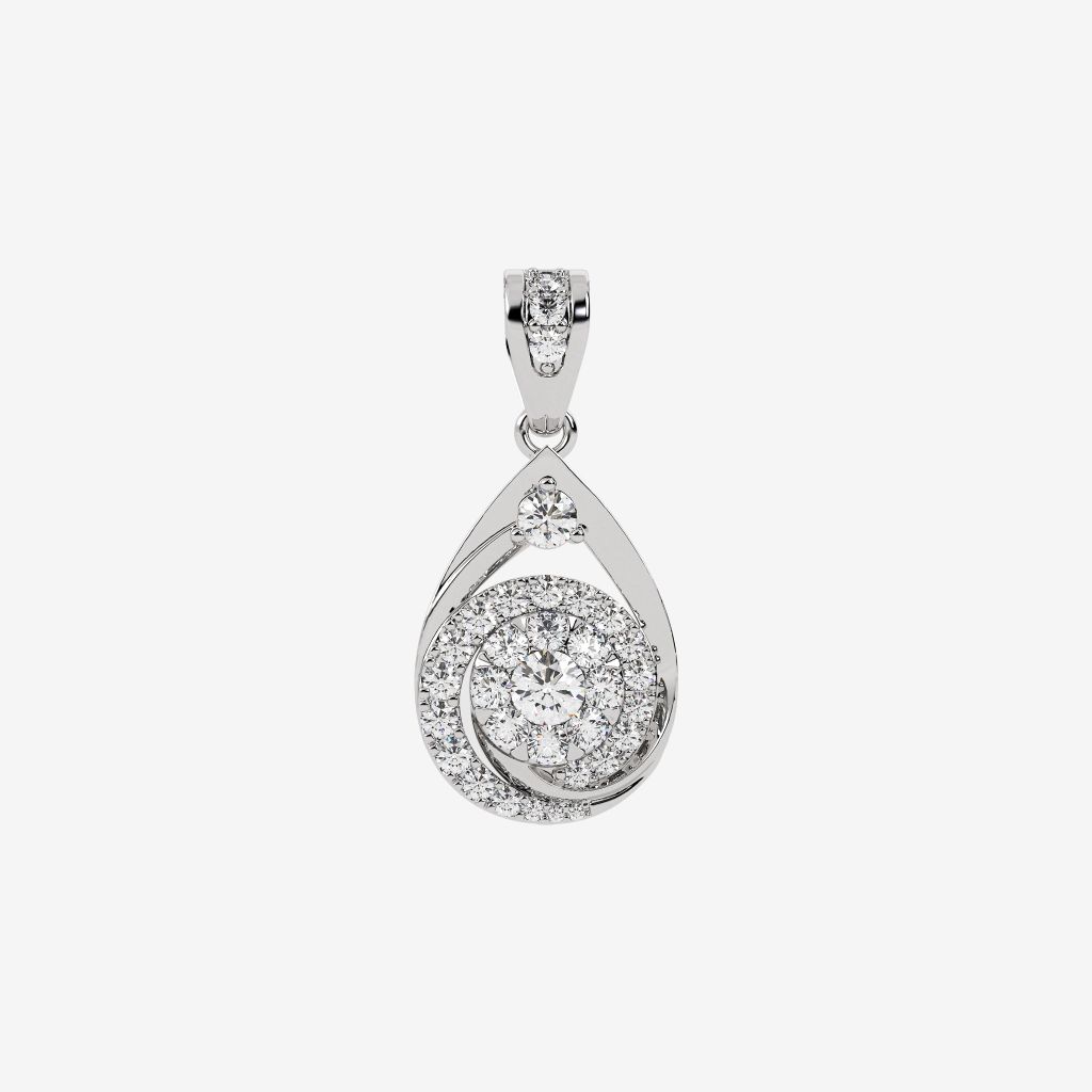  ACCENTED CLUSTER PENDANT 