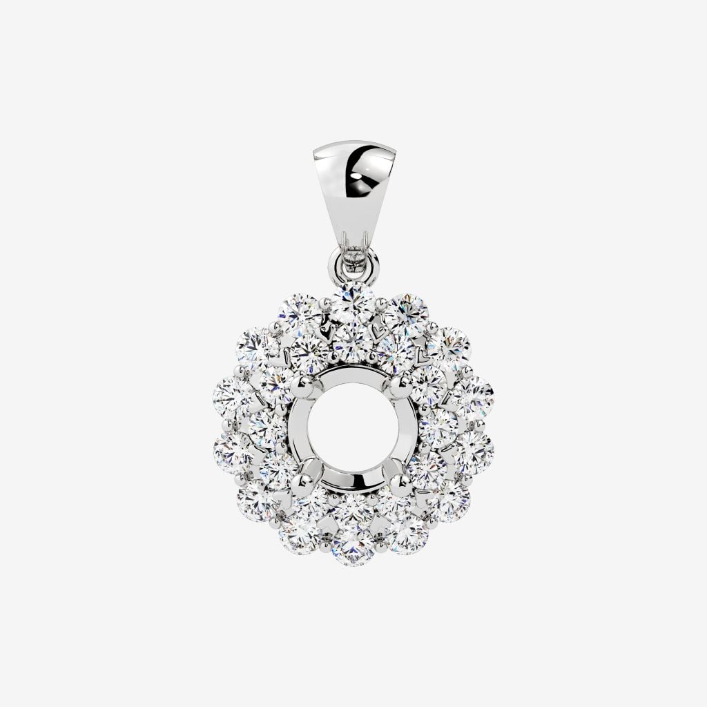  HALO SEMI-SET PENDANT 