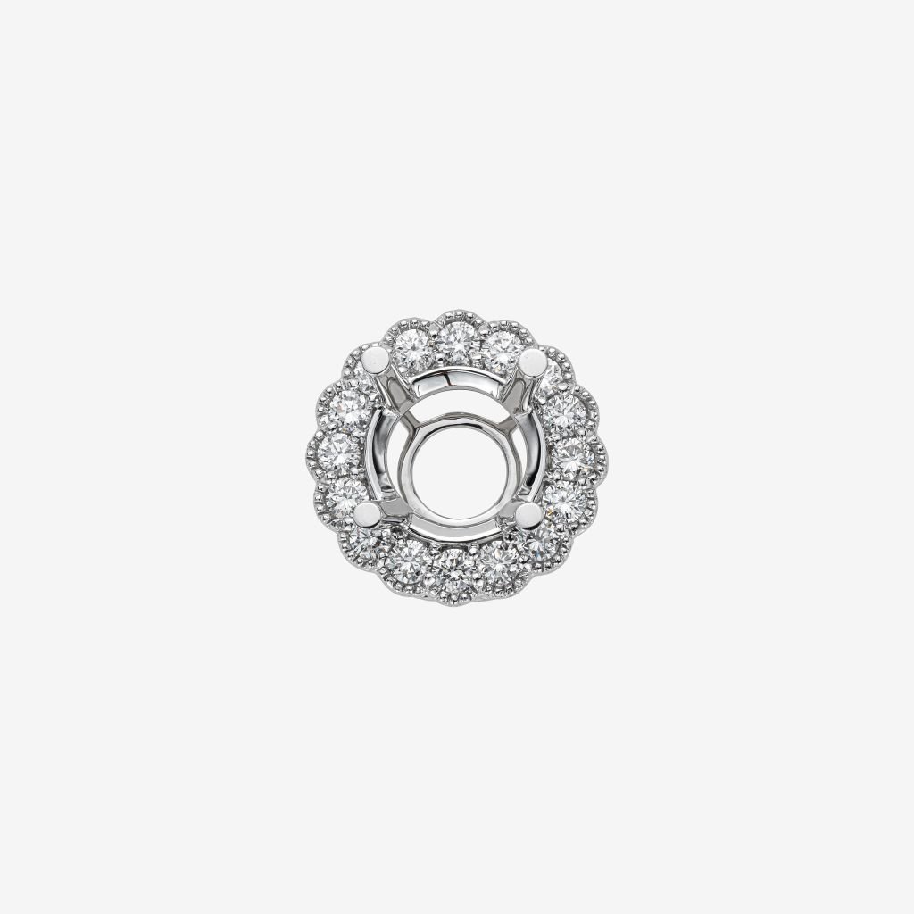  HALO SEMI-SET SLIDE PENDANT 