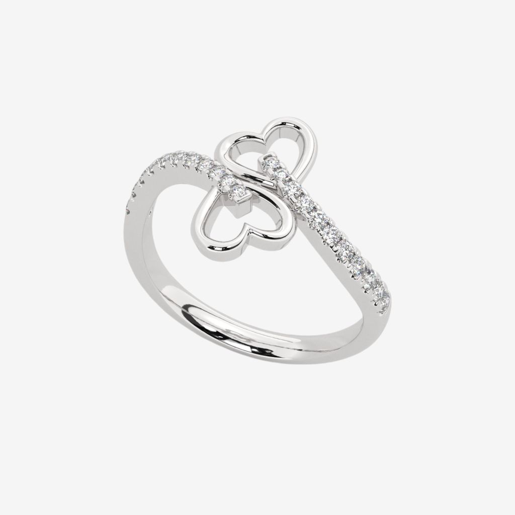  ACCENTED BYPASS RING 