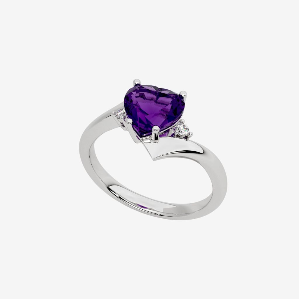  THREE-STONE RING 
