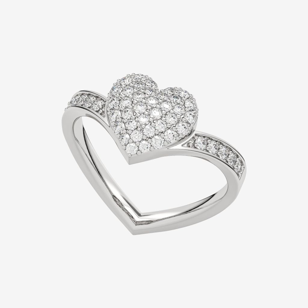  PAVÉ CONTOUR RING 