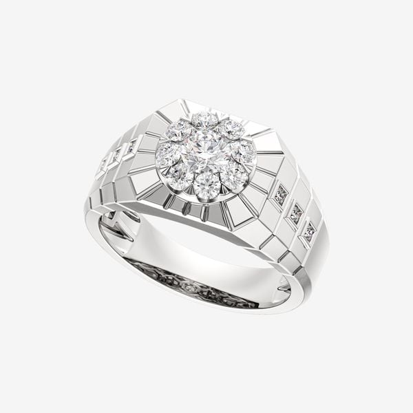  ACCENTED CLUSTER RING 