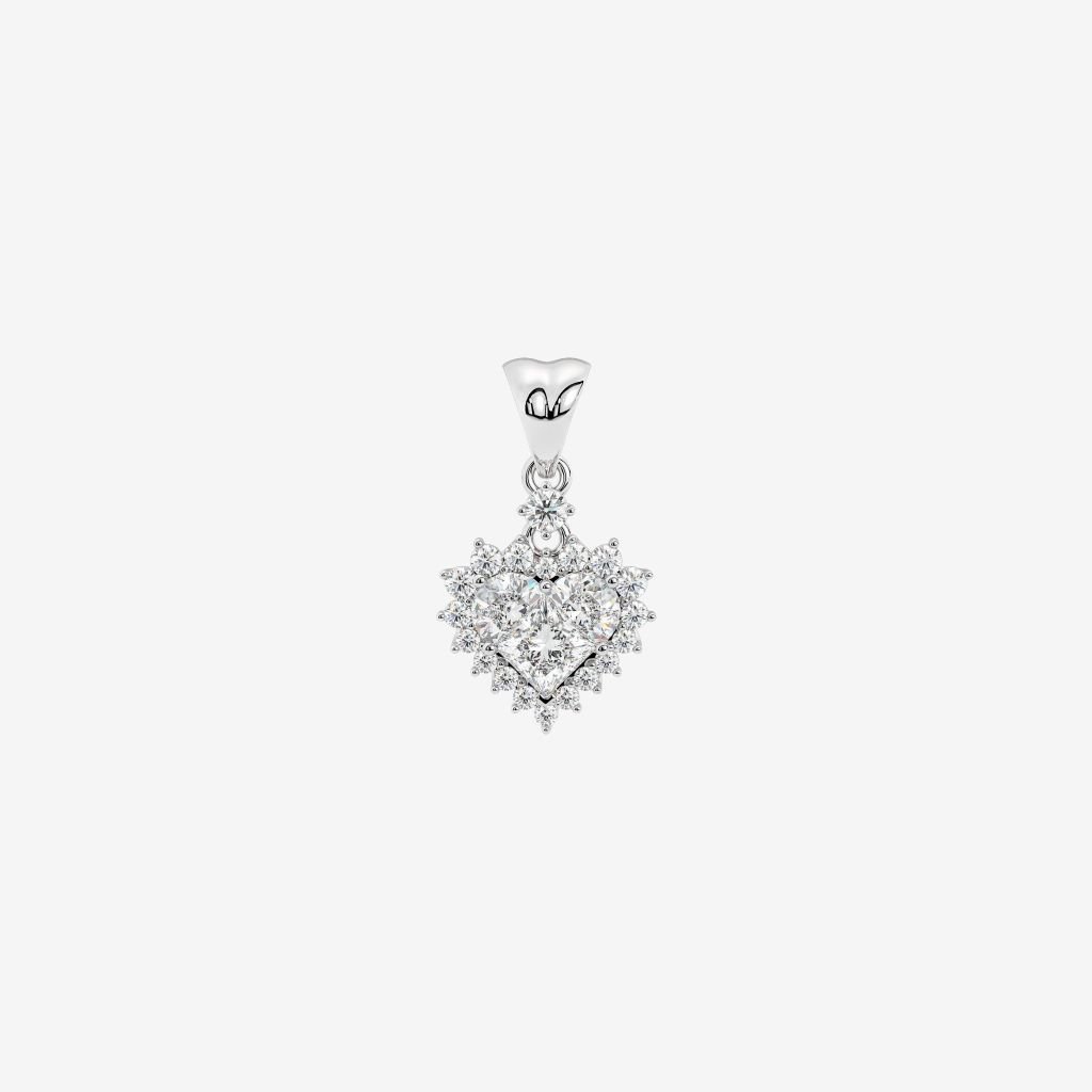 ACCENTED HEART PENDANT 