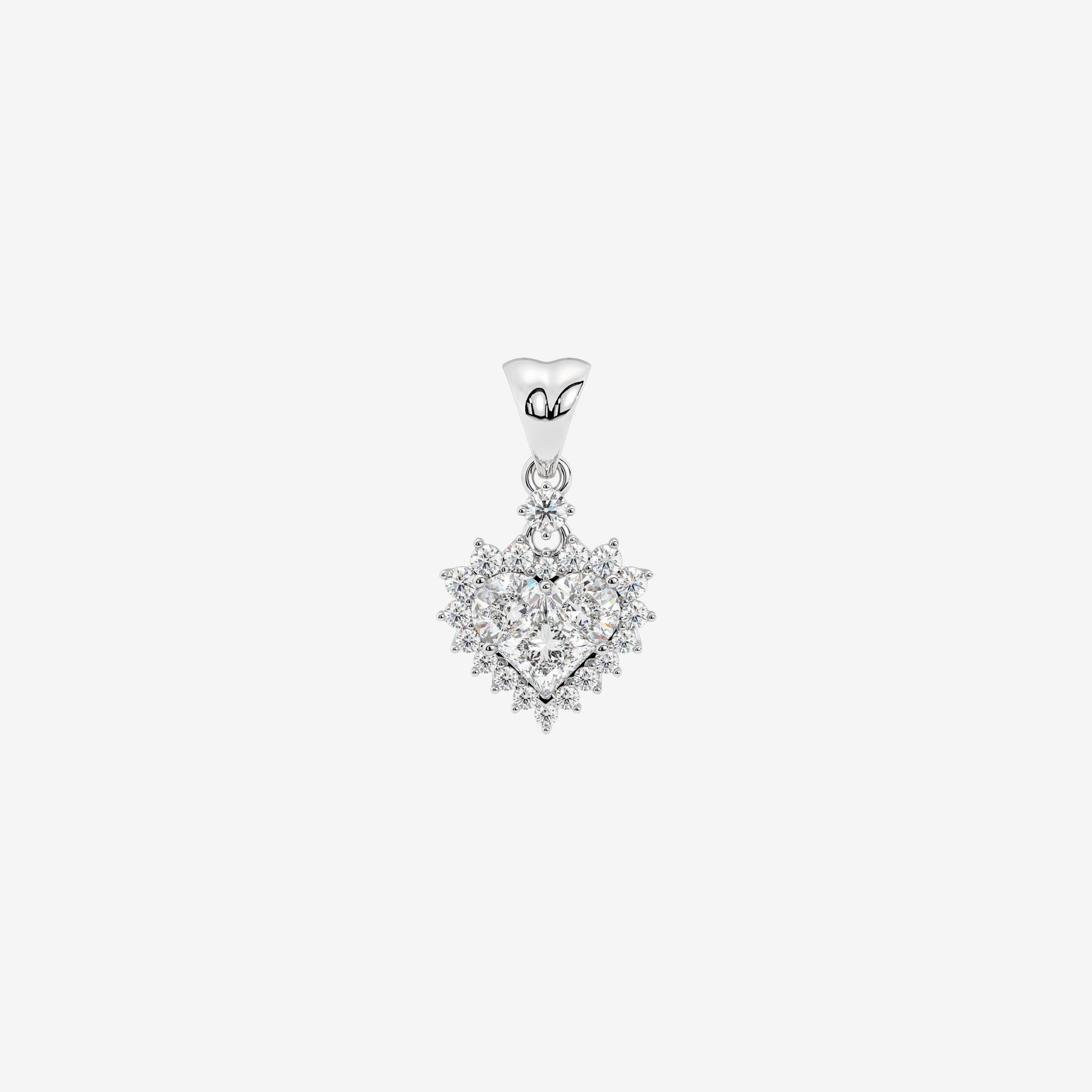ACCENTED HEART PENDANT