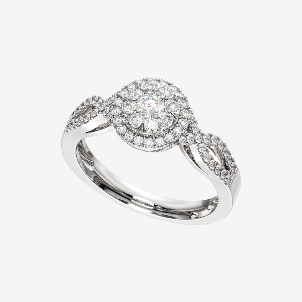  HALO CLUSTER RING 