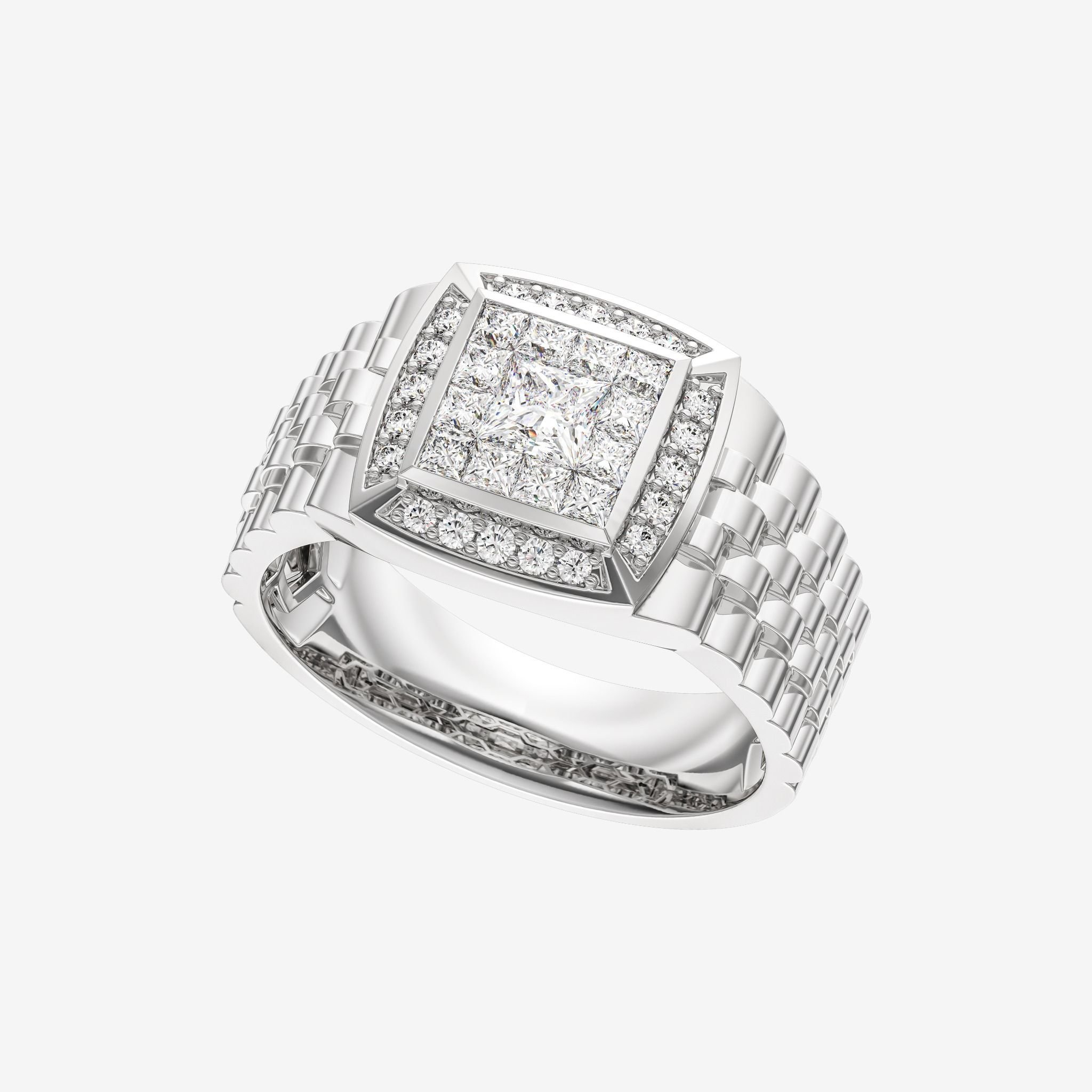 CLASSIC CLUSTER MEN RING