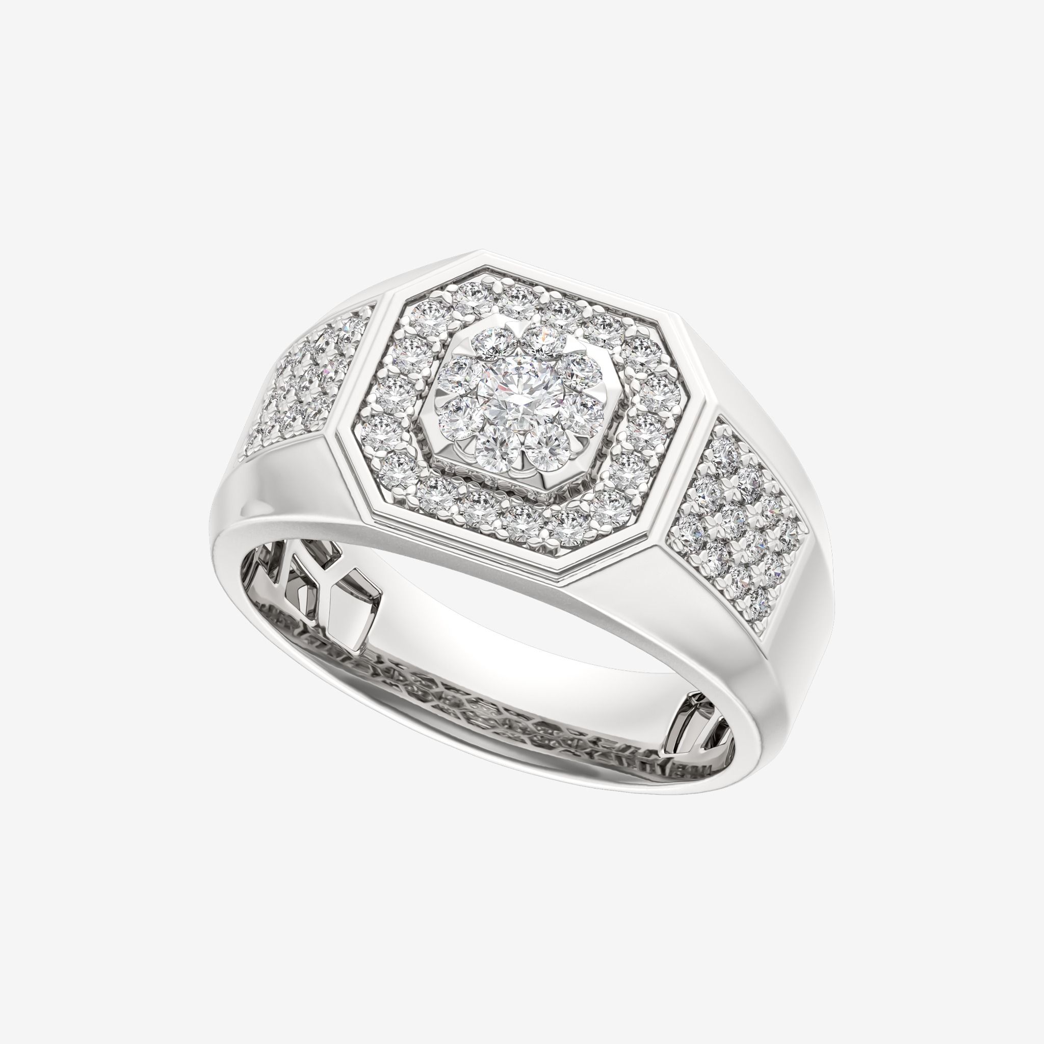ACCENTED CLUSTER RING