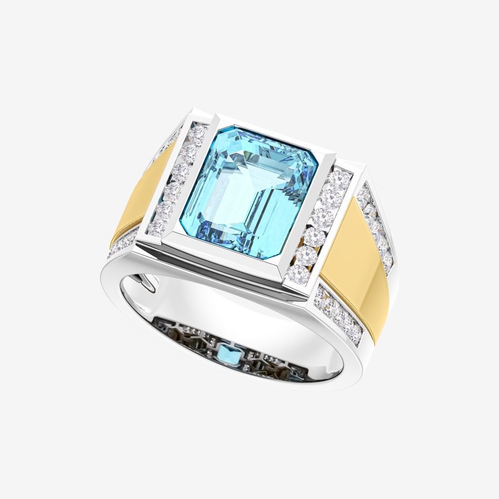  ACCENTED MEN RING 