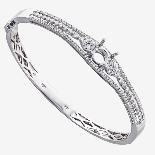  THREE-ROW SEMI-SET BANGLE 