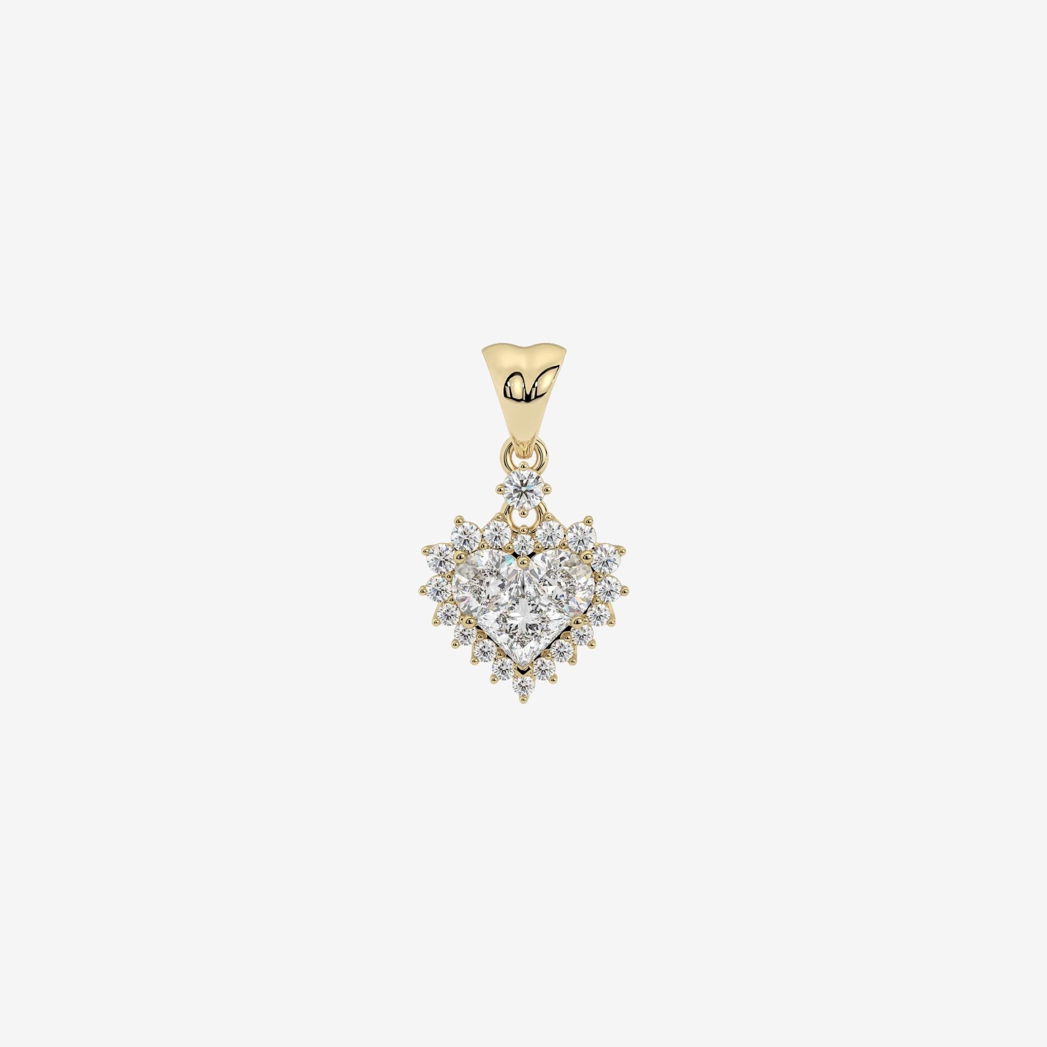 ACCENTED HEART PENDANT