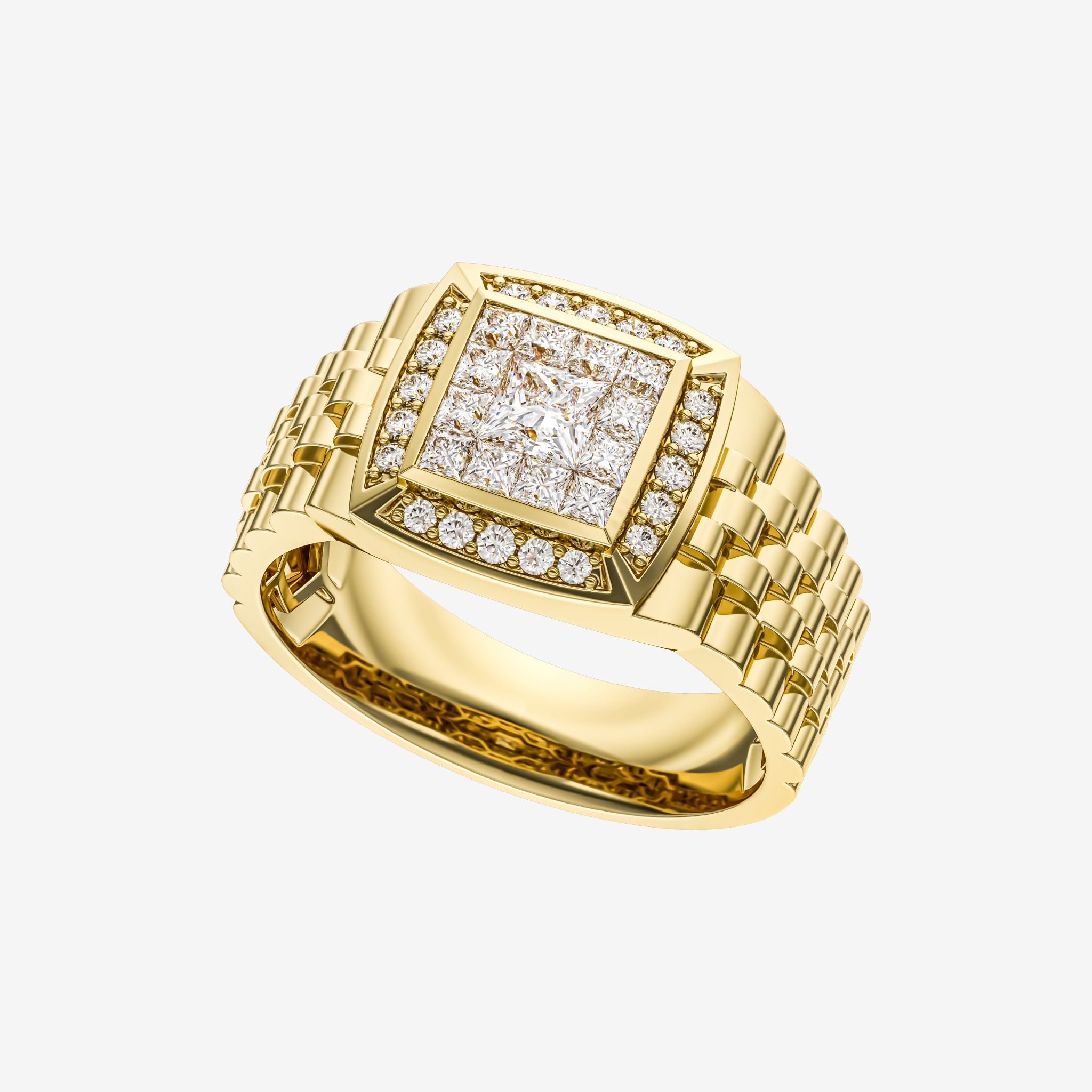 CLASSIC CLUSTER MEN RING