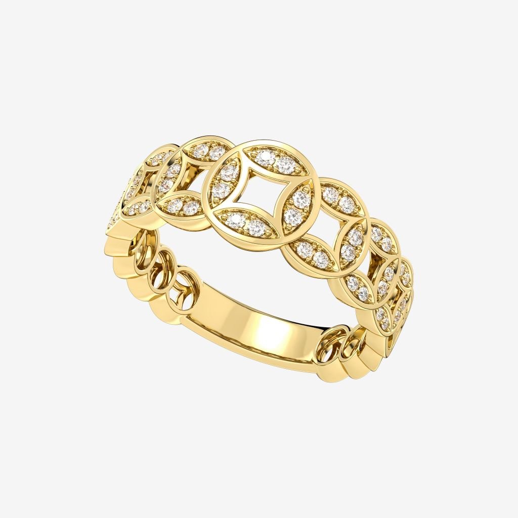 ACCENTED COIN BAND 